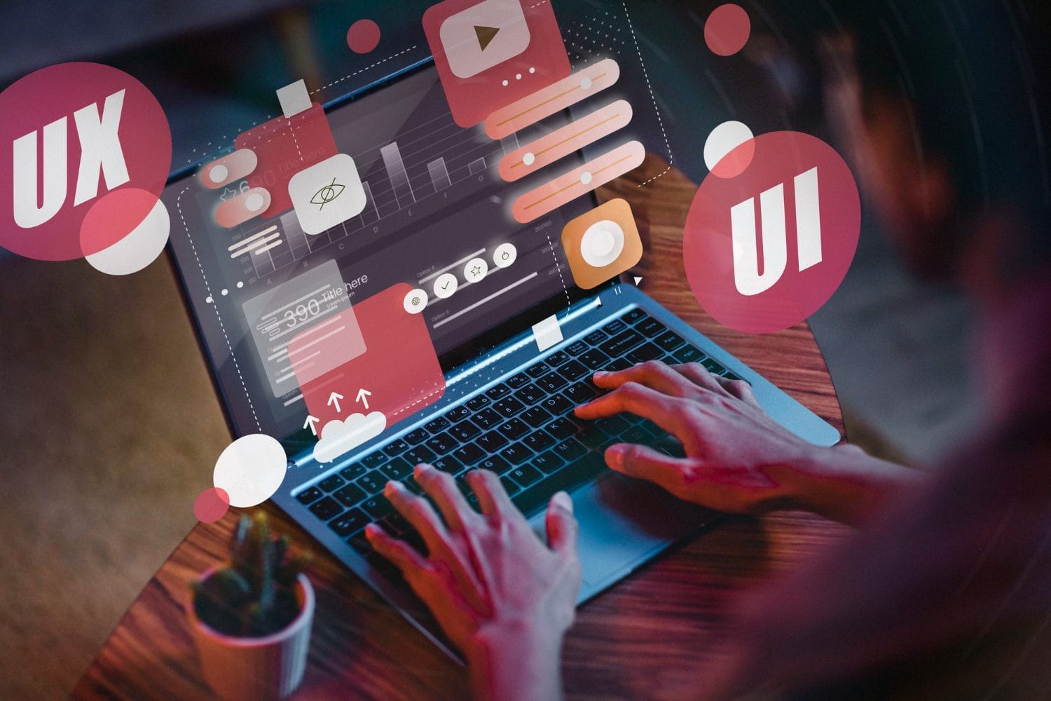 Laptop üzerinde kullanıcı deneyimi ve arayüz tasarımı notları