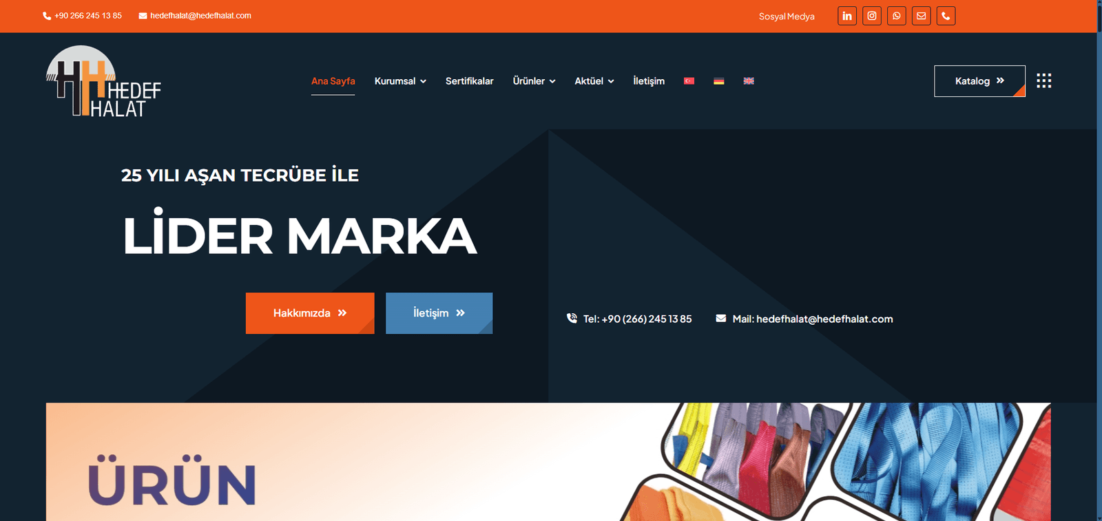 Hedef Halat web sitesi